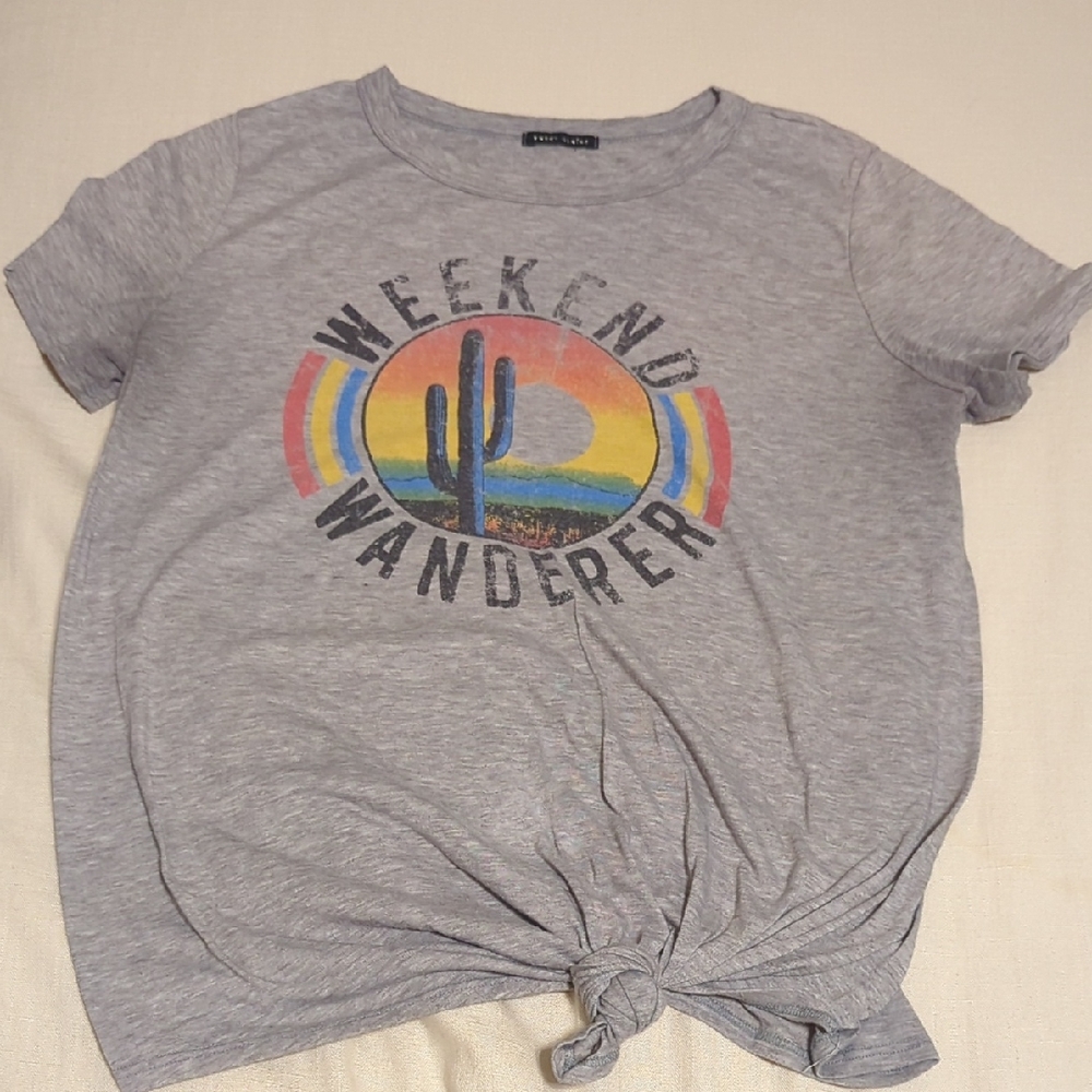 Sweet Claire Gray Weekend Wanderer Women's Tee